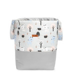 BASKET FOR TOYS MEDIUM 35x47 DEERS GREY