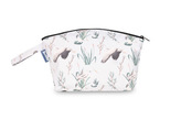 TOILETRY BAG OLIVE CRANES