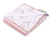 BLANKET MINKY 75X100 FLORI DUSTY PINK