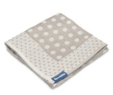 BAMBOO DIAPER LATTE DOTS 65X75