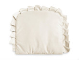 Pillow With a Frill – Velvet ivory