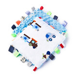 Cuddle Pillow - vehicles blue