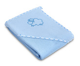 Lamb soft bath towel – blue