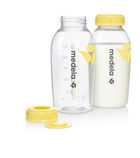 0075 Medela Breastmilk Bottles, Pack of 2, 250 ml, Clear
