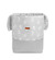 BASKET FOR TOYS MEDIUM 35x47 FEATHERS GREY
