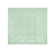 MUSLIN PHOTO MAT 120X120 GIRAFFE MINT