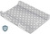Stiffened Changing Pad Safety System 70 cm - patterns - dots grey
