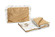 VELVET TROLLEY SET WITH FLOUNCE DREAM BEIGE