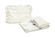 VELVET TROLLEY SET WITH FLOUNCE OLIVE CREAMY