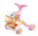 PUSHER-TABLE 2IN1 SPARK PINK
