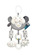 BLACK&WHITE TRAVEL TOY ELEPHANT