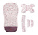 WKŁADKA DO WÓZKA DELUXE VELVET BLOOM PINK