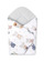 BABY WRAP COTTON MOUSE GREY 75X75