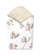 BABY WRAP COTTON FLYING TEDDY BEIGE 75X75