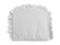 Pillow With a Frill Velvet grey