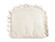 Pillow With a Frill – Velvet ivory