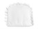 Pillow With a Frill – Velvet white