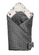 Minky Baby Nest Cone Wrap – forest dark grey