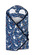 CARRY COT SWADDLE BLANKET WAFFLE ANIMAL LAND GREY
