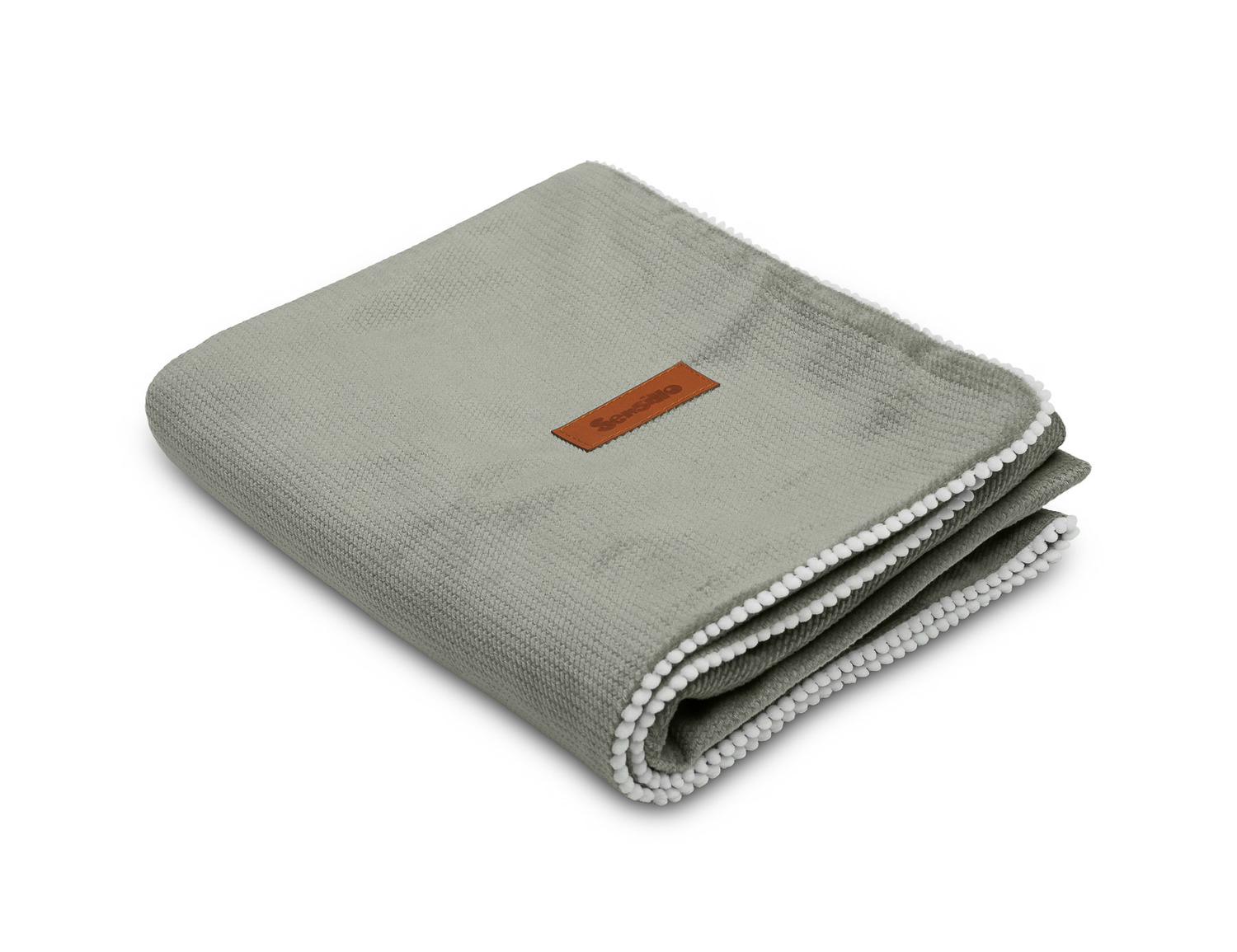 VELVET BLANKET GREY 75X100 IKS 2