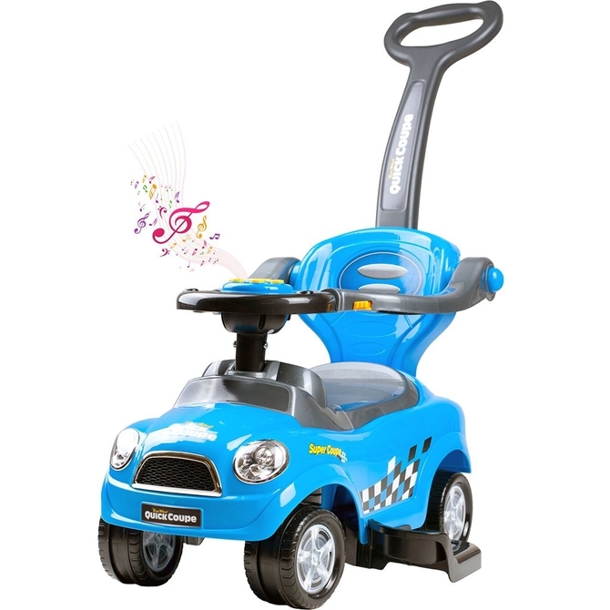 ride-on 3in1 Bayo ride-on super coupe with sound blue 