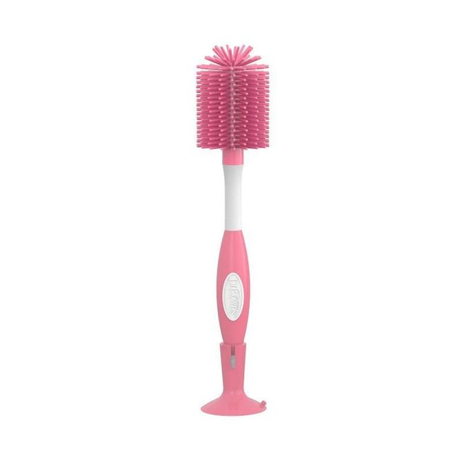 AC229  Soft Touch Bottle Brush – Pink
