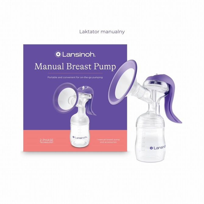 0003 LANSINOH MANUAL BREAST PUMP