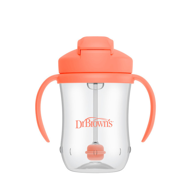 TC91103 CUP FIRST STRAW 270 ML CORAL 6+