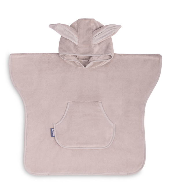 BATH PONCHO CORAL GREY