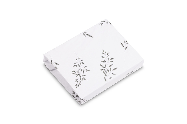 PRINTED BEDSHEET BRANCH GREEN 60X120 CM