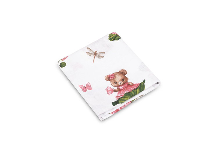 MUSLIN SWADDLE BLANKET 120X120 EG-0153