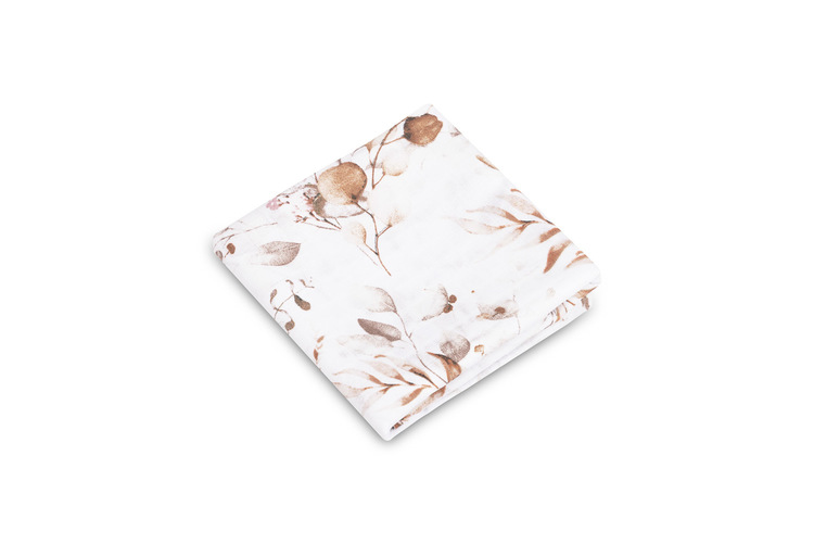 MUSLIN SWADDLE BLANKET 120X120 EG-0157