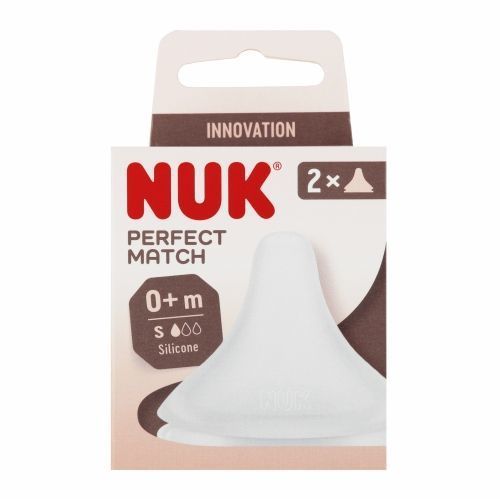 436065 SMOCZEK NA BUTELKĘ SILIKONOWY PERFECT MATCH 0+, 2SZT 538923, 10709032