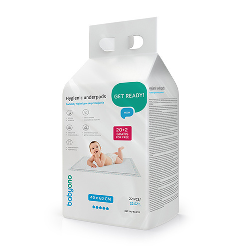 513/22 CHANGING PAD 40X60 20pcs + 2pcs FREE