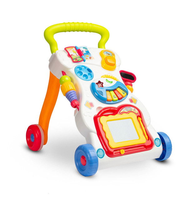 EDUCATIONAL TOY - MUSICAL PUSHER RAINBOW