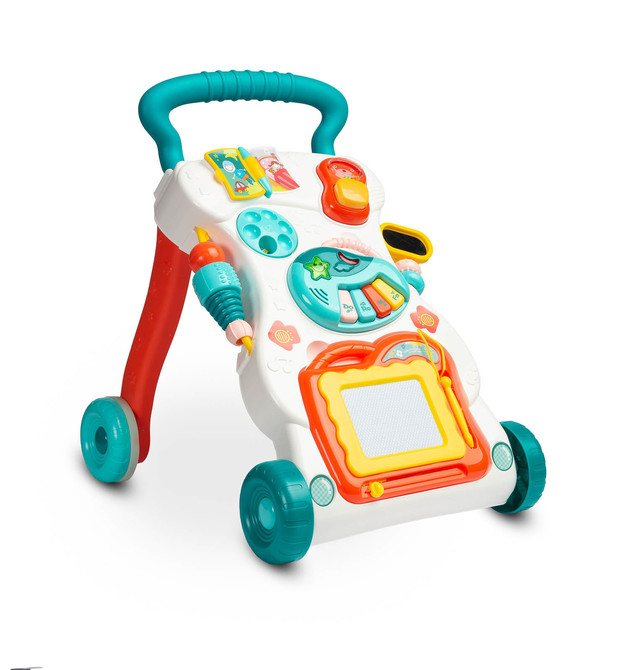 EDUCATIONAL TOY - MUSICAL PUSHER TURQUOISE