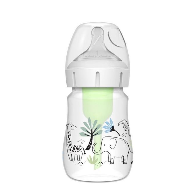 WB51008 BUTELKA SZEROKA SZYJKA 150ML OPTIONS PLUS DŻUNGLA