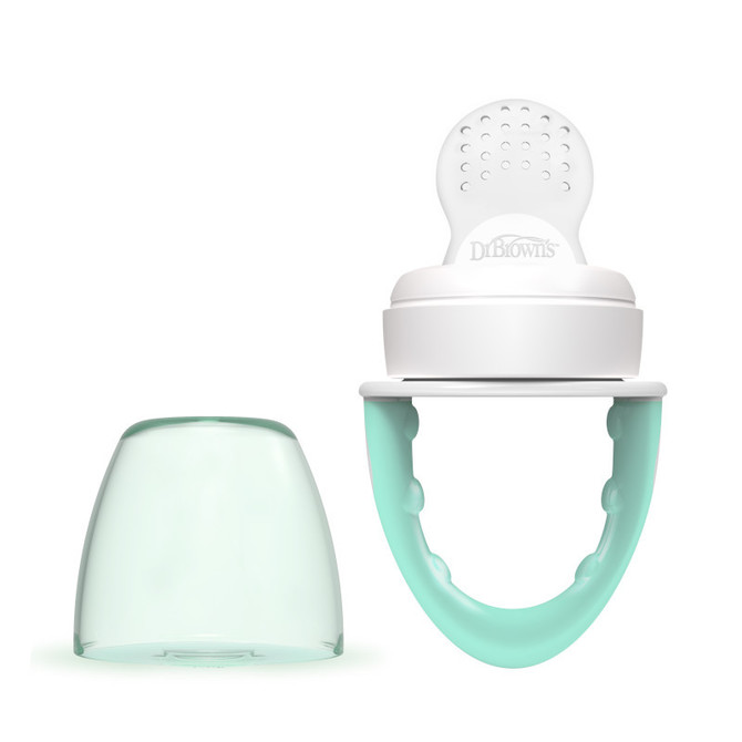 TF006 SILICONE FEEDING TEETHER GREEN