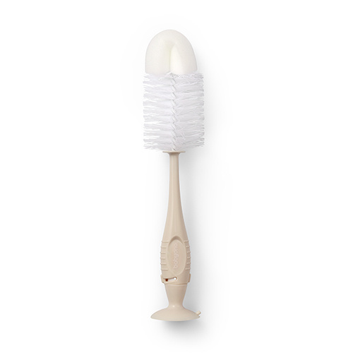 728/05 BOTTLE AND PACIFIER BRUSH WITH SUCTION CUP BEIGE