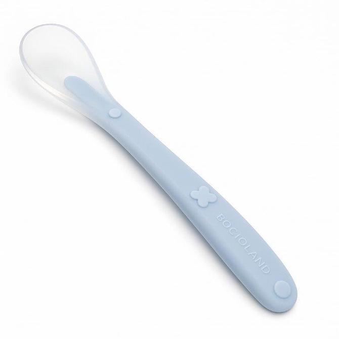 2452 SILICONE SPOON BLUE BL245