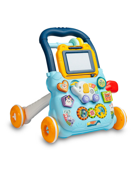 EDUCATIONAL TOY - ZOO PUSHER BLUE