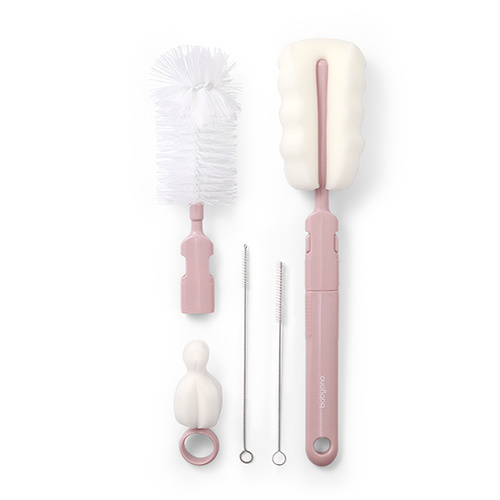735/05 BOTTLE AND PACIFIER BRUSH SET PINK
