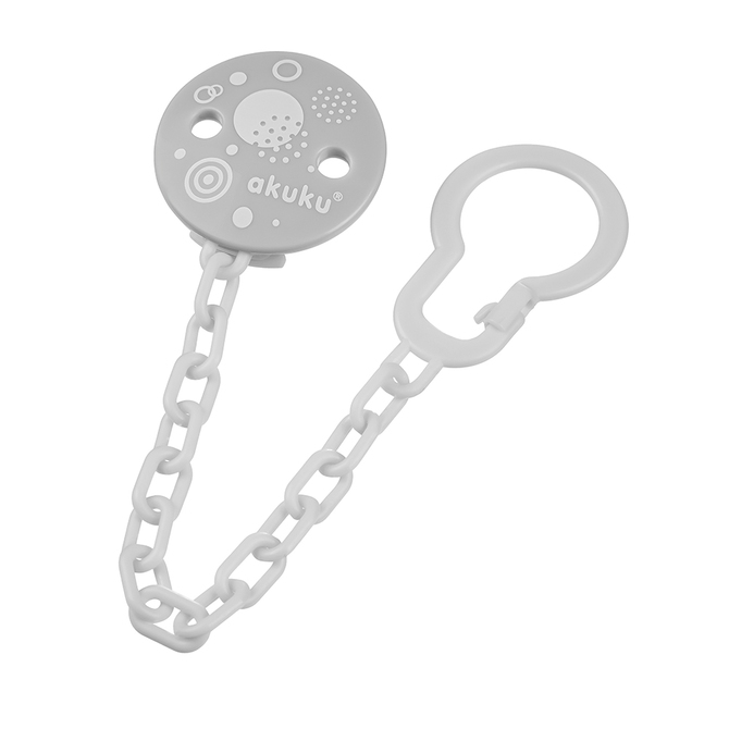 A0700 PACIFIER CHAIN GREY