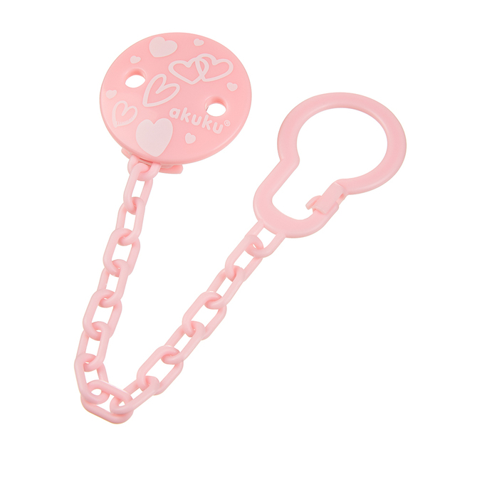 A0701 PACIFIER CHAIN PINK