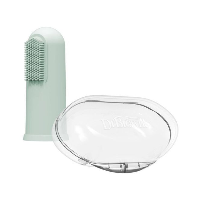 HG126 SILICONE TOOTHBRUSH WITH CASE GREEN