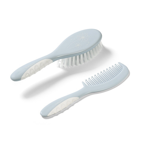 570/05 BRUSH + COMB SOFT BRISTLES BLUE