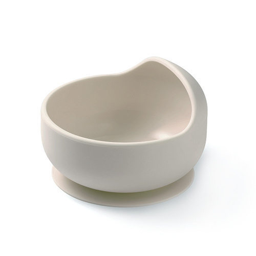 1481/04 SILICONE BOWL WITH SUCTION CUP BEIGE
