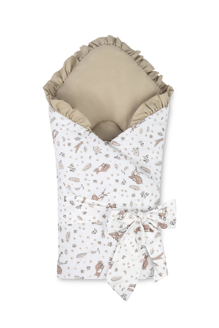 ROŻEK BAWEŁNA FOREST BEIGE 75X75