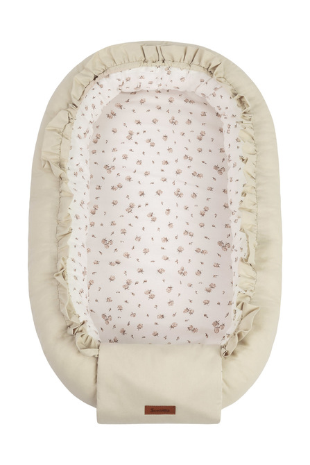 BABY NEST COTTON ROSE BEIGE 80X45