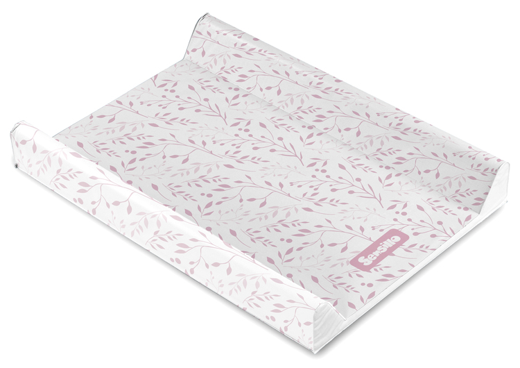 SOFT CHANGING PAD PINK LEAF